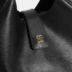 Kadın Siyah Deri Omuz Çantası