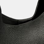 Kadın Siyah Deri Omuz Çantası