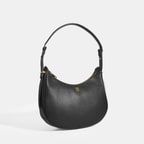 Kadın Siyah Deri Omuz Çantası