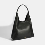 Kadın Siyah Deri Omuz Çantası