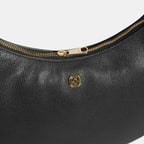 Kadın Siyah Deri Omuz Çantası