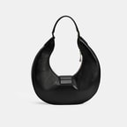 Kadın Siyah Deri Omuz Çantası