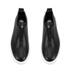 Kadın Siyah Deri Spor Ayakkabı