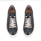 Kadın Siyah Deri Spor Ayakkabı