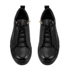 Kadın Siyah Deri Spor Ayakkabı