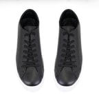 Kadın Siyah Deri Spor Ayakkabı