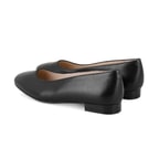 Kadın Siyah DesaComfort Deri Babet