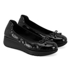 Kadın Siyah DesaComfort Deri Günlük Ayakkabı