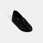 Kadın Siyah DesaComfort Deri Günlük Ayakkabı