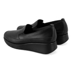 Kadın Siyah DesaComfort Deri Günlük Ayakkabı