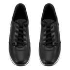 Kadın Siyah DesaComfort Deri Spor Ayakkabı