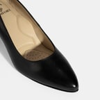 Kadın Siyah DesaComfort Topuklu Deri Ayakkabı