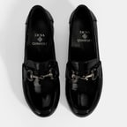 Kadın Siyah DesaComfort Topuklu Rugan Ayakkabı