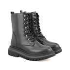 Kadın Siyah Fermuarlı Bot