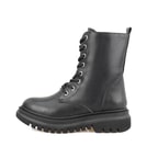 Kadın Siyah Fermuarlı Bot