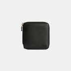 Kadın Siyah Fermuarlı Deri Cüzdan