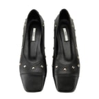 Kadın Siyah Günlük Deri Ayakkabı