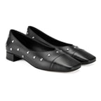 Kadın Siyah Günlük Deri Ayakkabı
