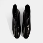 Kadın Siyah Kalın Topuklu Stretch Bot