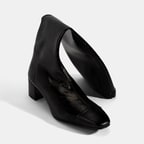 Kadın Siyah Kalın Topuklu Stretch Çizme