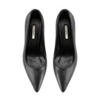 Kadın Siyah Klasik Deri Stiletto