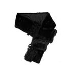 Kadın Siyah Kürk Şal Yaka