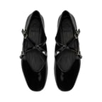 Kadın Siyah Mary Jane Deri Günlük Ayakkabı