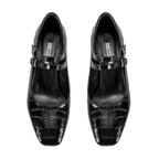 Kadın Siyah Mary Jane Deri Klasik Ayakkabı