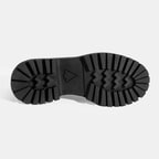 Kadın Siyah Metal Aksesuarlı Rugan Loafer