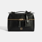 Kadın Siyah Mini Deri El Çantası