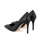 Kadın Siyah Napa Deri Stiletto