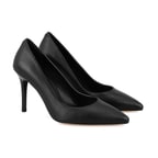 Kadın Siyah Napa Deri Stiletto