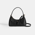 Kadın Siyah Omuz Askılı Mini Deri El Çantası