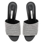 Kadın Siyah Parlak Taş Detaylı Topuklu Abiye Ayakkabı