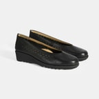 Kadın Siyah Perforeli DesaComfort Günlük Ayakkabı