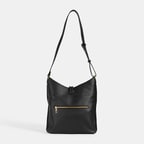 Kadın Siyah Püskül Detaylı Omuz Çantası