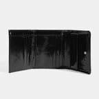 Kadın Siyah Rugan Deri Cüzdan