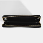 Kadın Siyah Rugan Deri Cüzdan