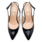 Kadın Siyah Rugan Klasik Ayakkabı