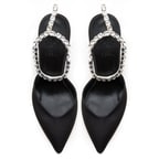 Kadın Siyah Saten Abiye Ayakkabı