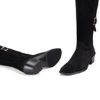 Kadın Siyah Süet Çizme