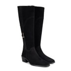 Kadın Siyah Süet Çizme