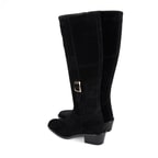Kadın Siyah Süet Çizme