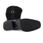 Kadın Siyah Süet Çizme