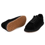 Kadın Siyah Süet Deri Günlük Ayakkabı