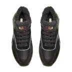 Kadın Siyah Süet Deri Spor Ayakkabı