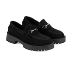 Kadın Siyah Süet Günlük Ayakkabı