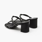 Kadın Siyah Taşlı Abiye Terlik