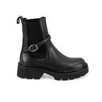 Kadın Siyah Toka Aksesuarlı Bot