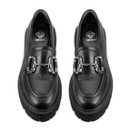 Kadın Siyah Toka Detaylı Loafer